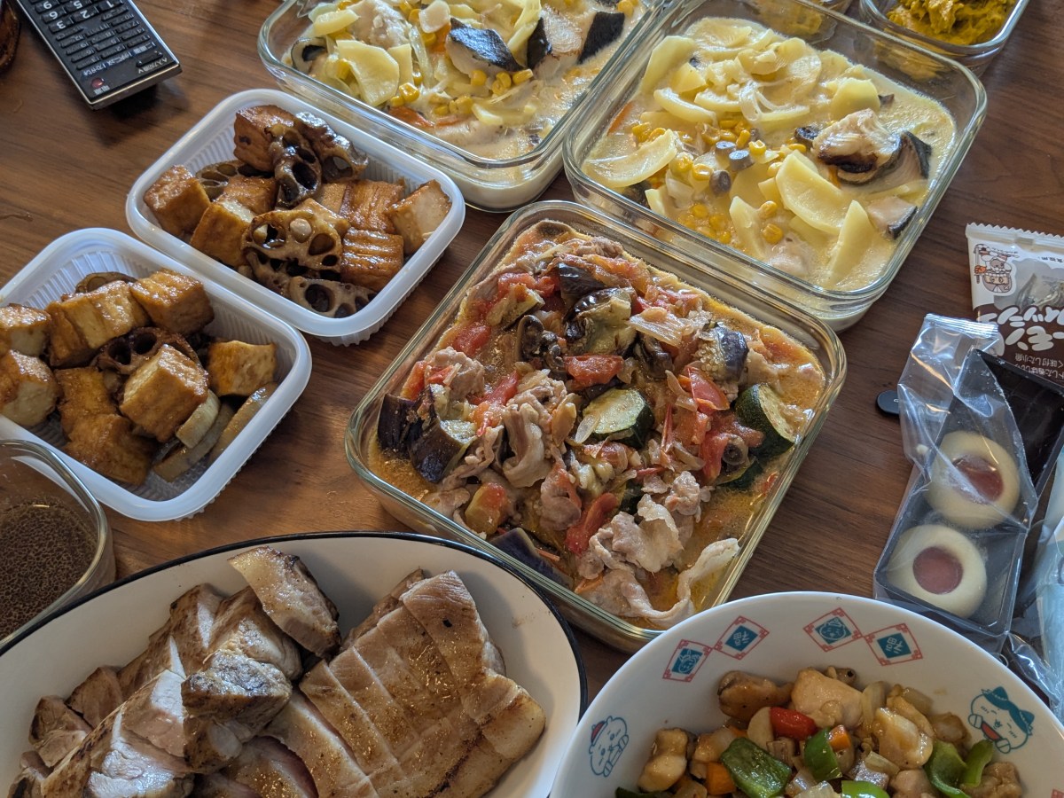 出張料理の記録〜作り置き〜202508武蔵浦和